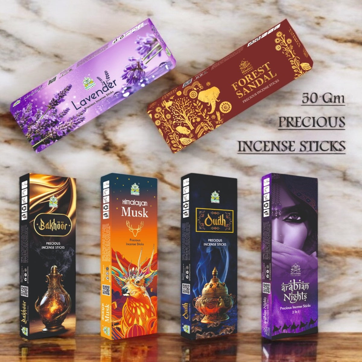 Himalaya Luxurious Incense Sticks 50 Gms Combo Pack of 6