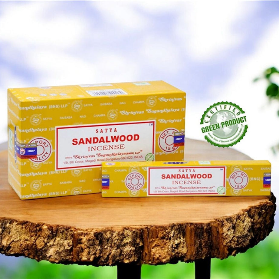 Satya Sandalwood Incense Sticks - 180 Gms